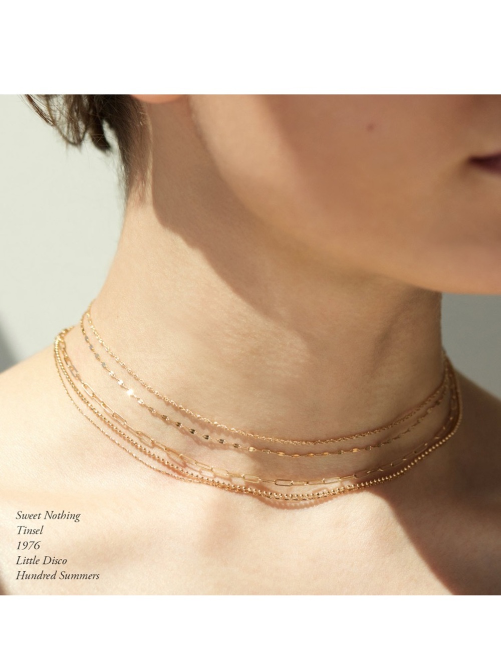 14k Catbird gold sweet nothing choker necklace